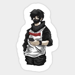 Anime Male Character Kawaii Guy Japanese Manga Sticker